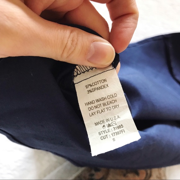 Navy Corset Nautical Style Circle Skirt - Picture 5 of 5